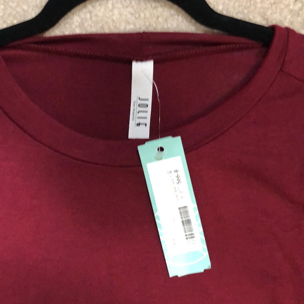 NWT Jolie Burgundy Swing Dress | Stitch Fix | Sleeveless Knit | Pockets | S - Picture 3 of 6